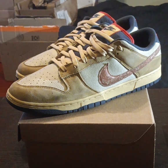 Nike Dunk Low Sketch And Exploration Sneakers Mens SZ 13 EUC - Picture 2 of 9